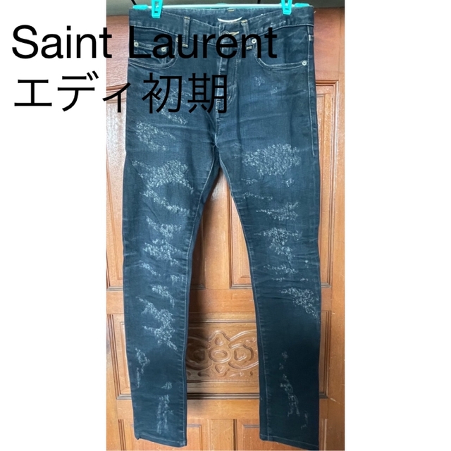 Saint Laurent(サンローラン)のSaint Laurent サンローランダメージ加工デニム メンズのパンツ(デニム/ジーンズ)の商品写真