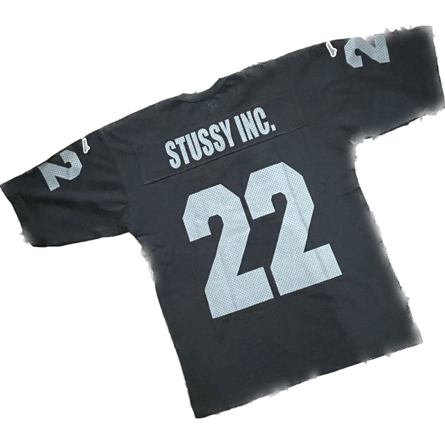 STUSSY】90s old stussy ホッケーシャツ カスタメイド 新品-