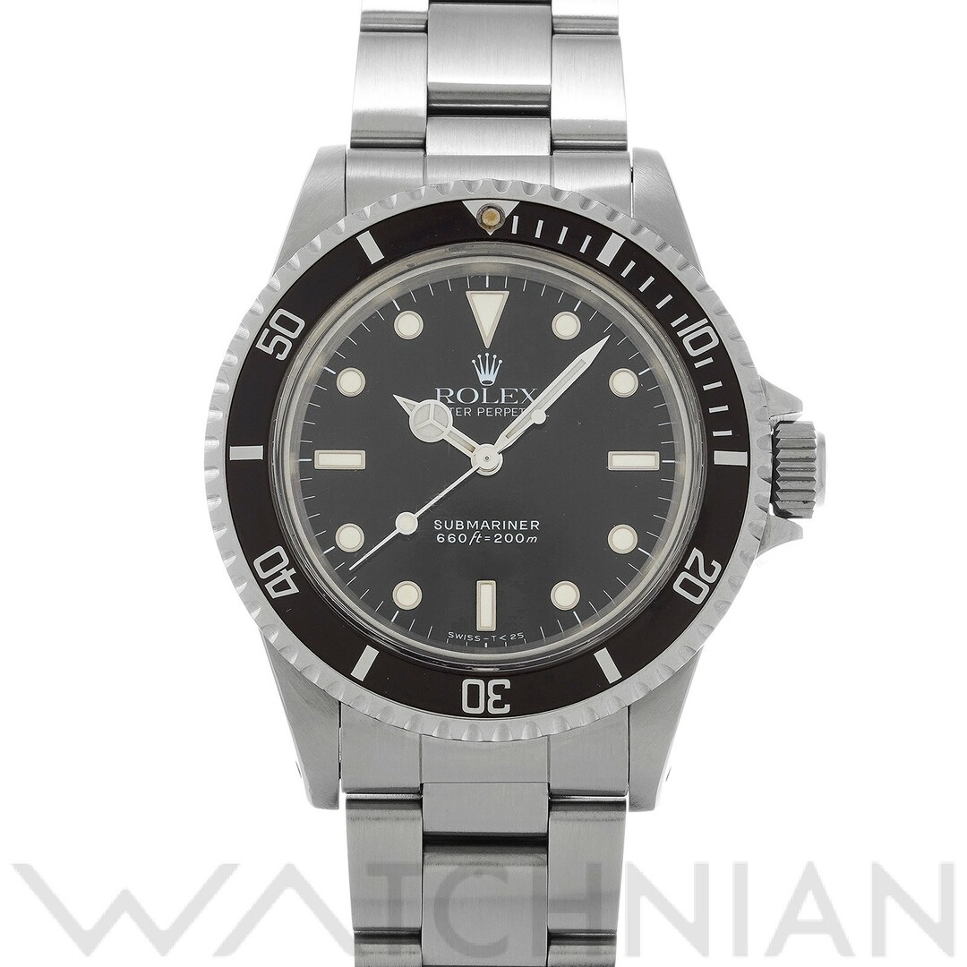 想像を超えての ロレックス 中古 - ROLEX ROLEX 腕時計 メンズ ブラック 91番台(1981年頃製造) 5513 腕時計(アナログ)
