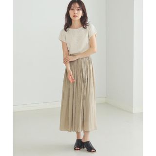 ビームス(BEAMS)の【未使用品】フレンチスリーブ × スカートセット(セット/コーデ)