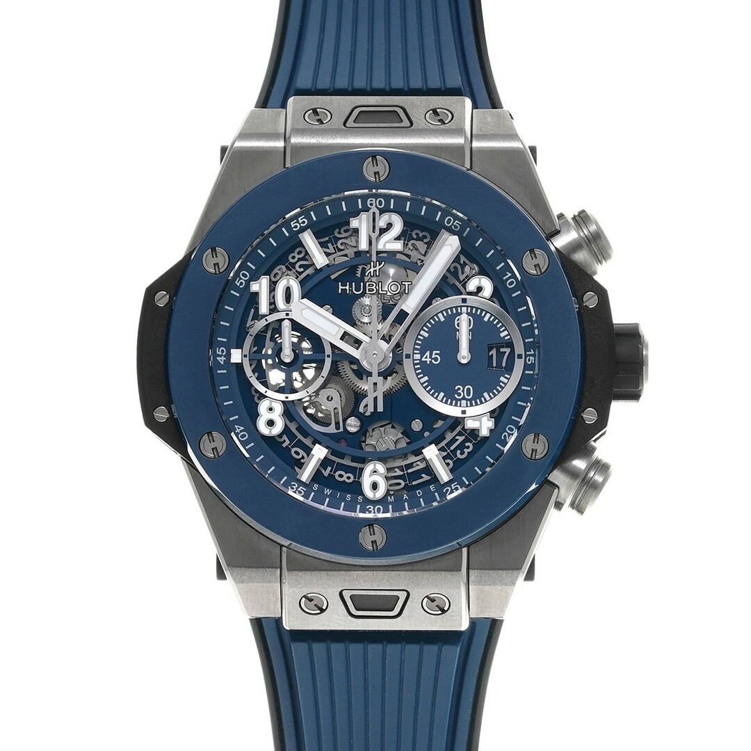 HUBLOT - 中古 ウブロ HUBLOT 441.NL.5171.RX マットブルースケルトン