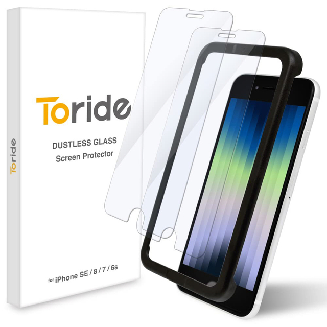 Toride SE 第3世代 第２世代 iPhone8/7/6s用ガラスフィルム スマホ/家電/カメラのスマホアクセサリー(保護フィルム)の商品写真