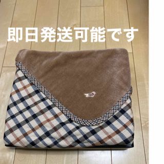 ダックス(DAKS)のつねこ様専用★即日発送可能です★DAKS ひざ掛け チェック ブラウン(毛布)