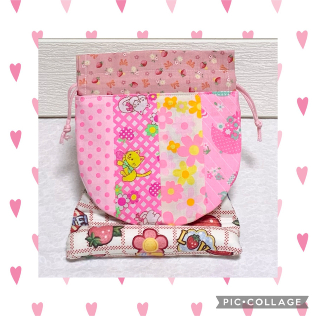 コヤンイサムチョン アンコ 巾着 ピンクス ハンドメイド