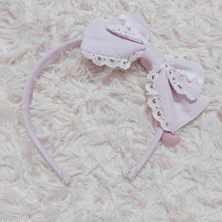 アンジェリックプリティー(Angelic Pretty)のアンジェリックプリティー♡ピンク　カチューシャ(カチューシャ)