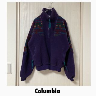 コロンビア(Columbia)のColumbia コロンビア USA製90sフリースハーフジップブルゾン(ブルゾン)