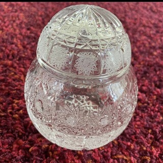 BOHEMIA Cristal - バルソビア キャンディーポット クリスタルガラス