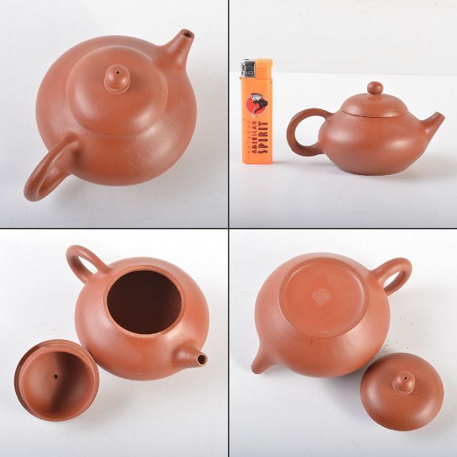 中国 紫砂 朱泥 急須 茶壷 在銘 V R5600-