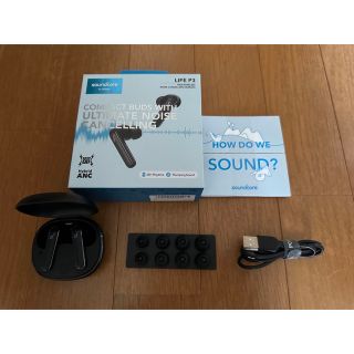 アンカー(Anker)のsoundcore LIFE P3 BLACK(ヘッドフォン/イヤフォン)