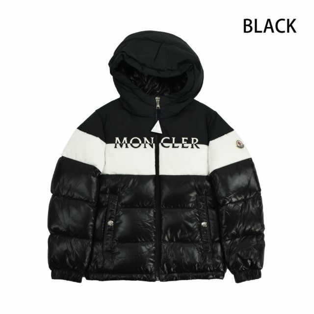 MONCLER(モンクレール)の【BLACK】モンクレール ダウンジャケット キッズ キッズ/ベビー/マタニティのキッズ服女の子用(90cm~)(ジャケット/上着)の商品写真