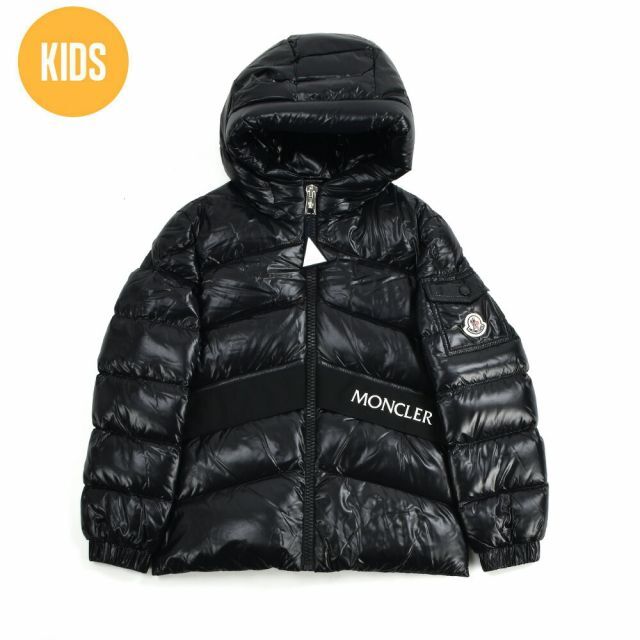 MONCLER(モンクレール)の【BLACK】モンクレール ダウンジャケット キッズ キッズ/ベビー/マタニティのキッズ服女の子用(90cm~)(ジャケット/上着)の商品写真