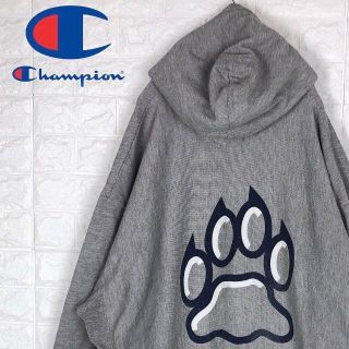 チャンピオン(Champion)のチャンピオン リバースウィーブ ビッグパーカー カレッジロゴ プルオーバー 刺繍(パーカー)