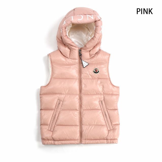 MONCLER(モンクレール)の【PURPLE】モンクレール ダウンベスト キッズ キッズ/ベビー/マタニティのキッズ服女の子用(90cm~)(ジャケット/上着)の商品写真