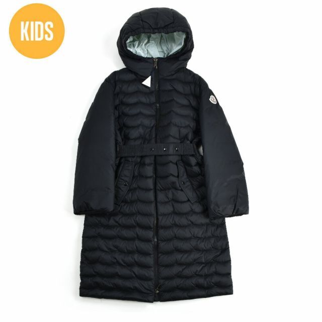 MONCLER(モンクレール)の【BLACK】モンクレール ダウンコート キッズ キッズ/ベビー/マタニティのキッズ服女の子用(90cm~)(ジャケット/上着)の商品写真