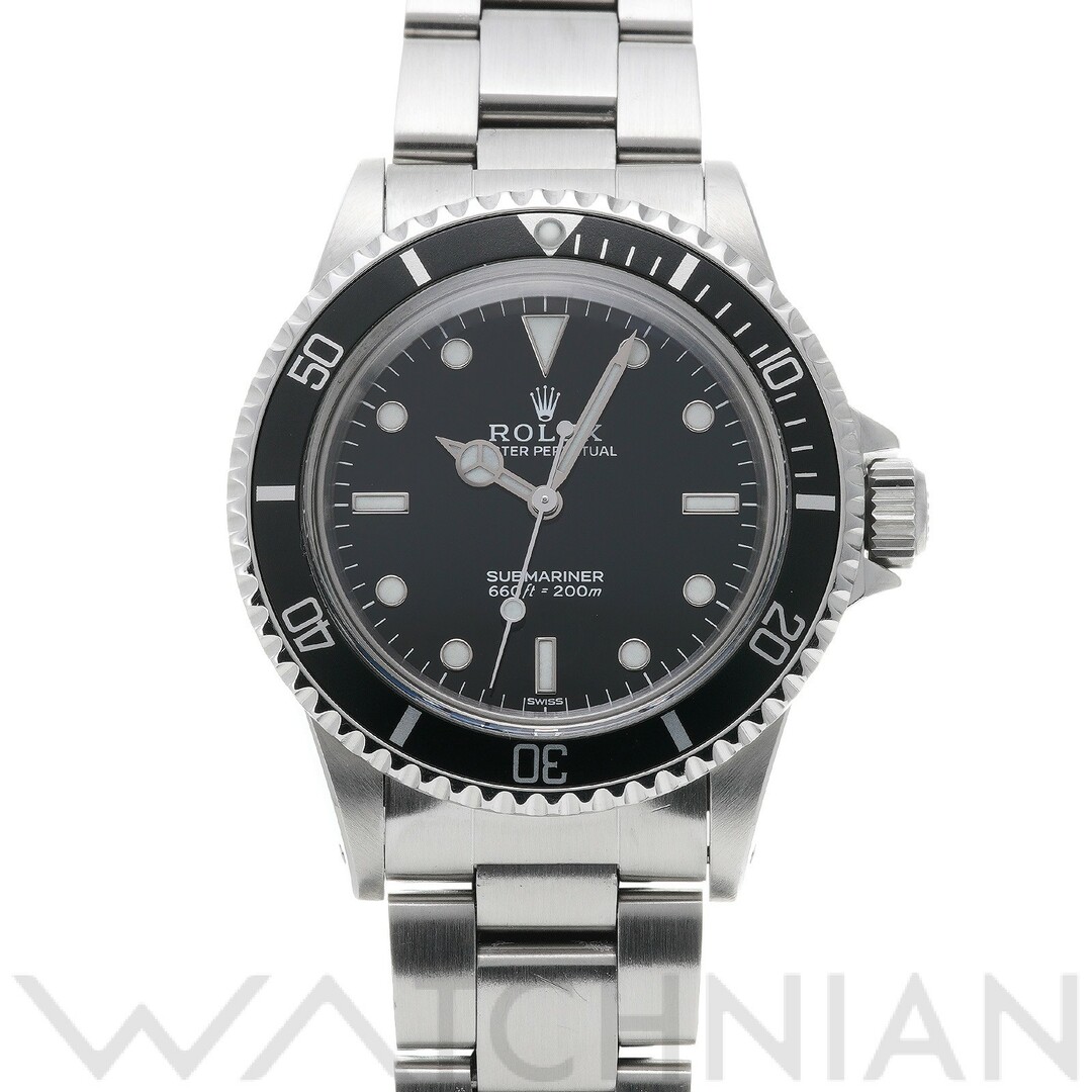 ROLEX - 中古 ロレックス ROLEX 5513 L番(1988年頃製造) ブラック メンズ 腕時計
