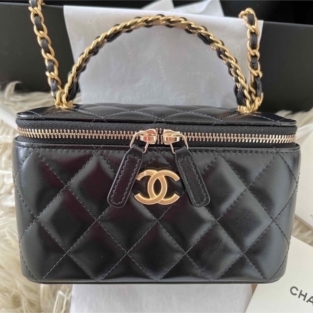 CHANEL(シャネル)の💖CHANEL 💖希少　シャネル　ヴァニティ　ケース新品23P レディースのバッグ(ハンドバッグ)の商品写真