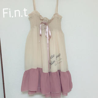 フィント(F i.n.t)の【Fi.nt】2way編み上げスカート【ピンク】(ひざ丈スカート)