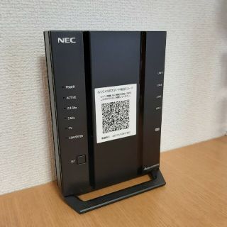 エヌイーシー(NEC)のNEC無線LANルーター PA-WG2600HS2 Aterm(PC周辺機器)