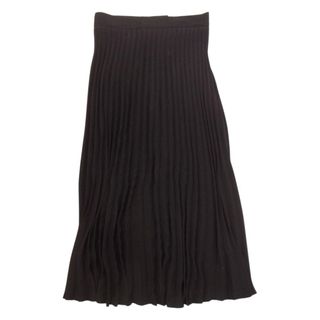 エムエムシックス(MM6)のMAISON MARGIELA メゾンマルジェラ MM6 20SS S52MA0095 PLEATED SKIRT エムエムシックス ナイフ プリーツ スカート ブラック系 38【極上美品】【中古】(その他)