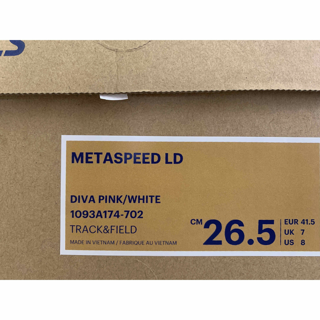 asics - アシックス メタスピードLD 26.5cm METASPEED LDの通販 by