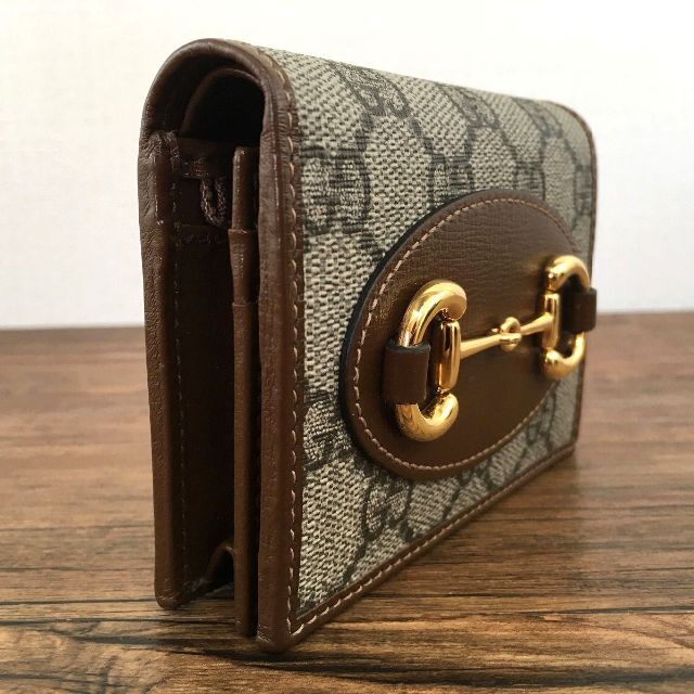 Gucci(グッチ)の未使用品 GUCCI コンパクトウォレット ホースビット 38 レディースのファッション小物(財布)の商品写真