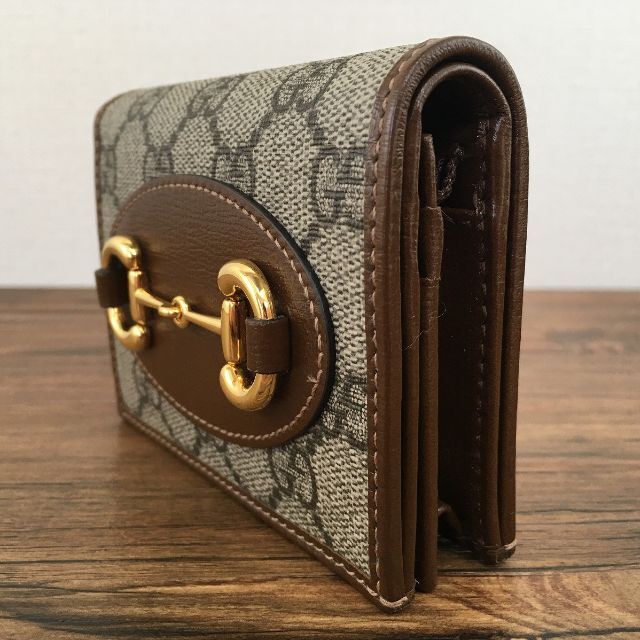 Gucci(グッチ)の未使用品 GUCCI コンパクトウォレット ホースビット 38 レディースのファッション小物(財布)の商品写真