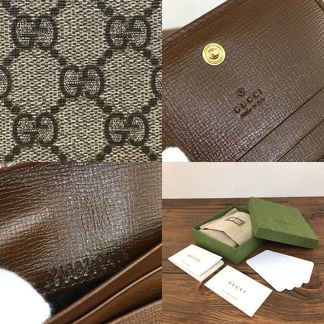 Gucci(グッチ)の未使用品 GUCCI コンパクトウォレット ホースビット 38 レディースのファッション小物(財布)の商品写真