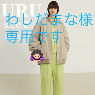 URU   URUウル/OVERSIZED ZIP UP BLOUSONの通販 by kuu'shop｜ウル