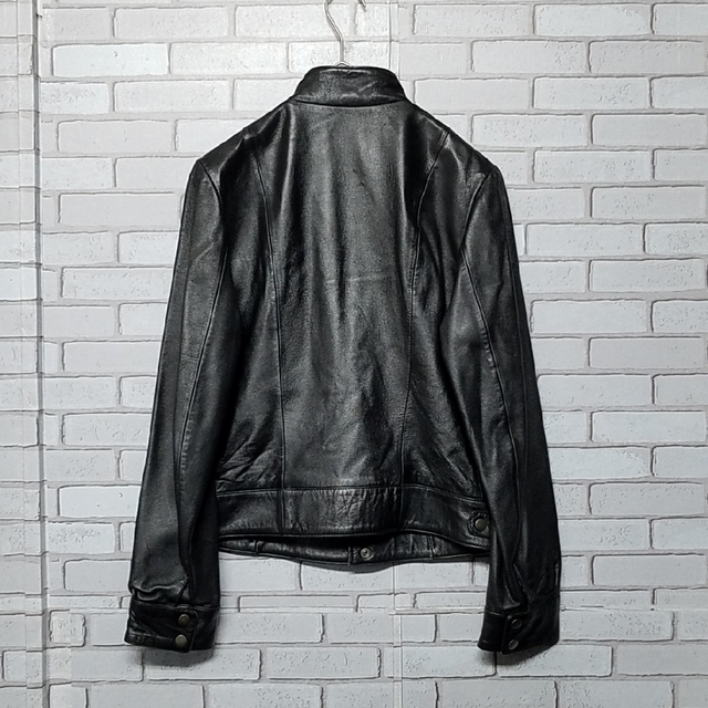 HIROKI】レザージャケット 横浜元町 ライダース シープスキンの HIROKI】レザージャケット 横浜元町 ライダース シープスキンの