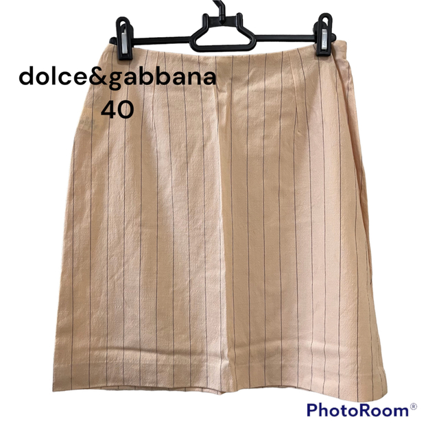 DOLCE&GABBANA(ドルチェアンドガッバーナ)のDOLCE&GABBANA ストライプスカート レディースのスカート(ひざ丈スカート)の商品写真