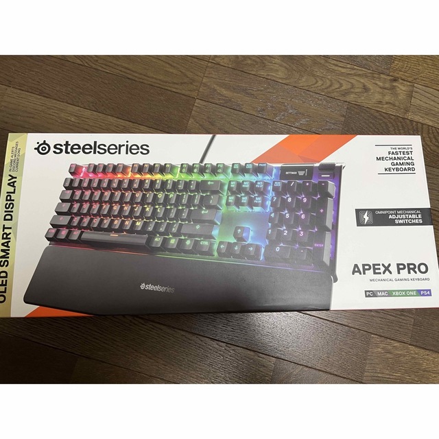 steelseries ゲーミングキーボード APEXPro 素晴らしい品質 www.gold ...