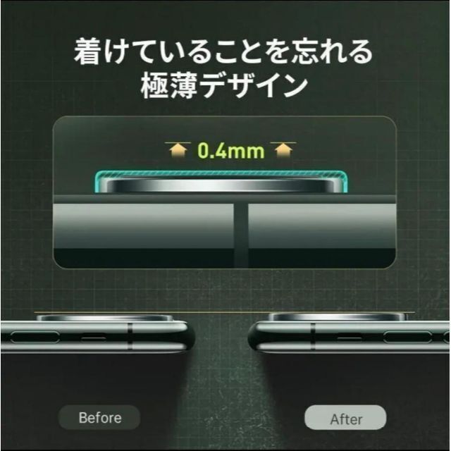 カメラレンズ　iPhone13promax　最安　黒　ギフト　傷　おすすめ スマホ/家電/カメラのスマホアクセサリー(保護フィルム)の商品写真