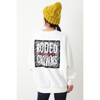 ロデオクラウンズ(RODEO CROWNS)の新品 RODEO CROWNS WIDE ロゴスウェット(トレーナー/スウェット)