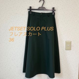 ジェットセット(JET SET)のJETSET SOLO  PLUS フレアスカート　36(ロングスカート)