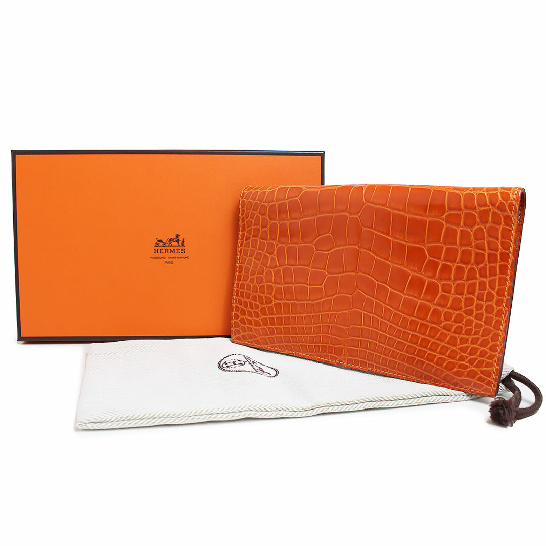 HERMES エルメス アジェンダGMクロコダイル手帳カバー 手帳