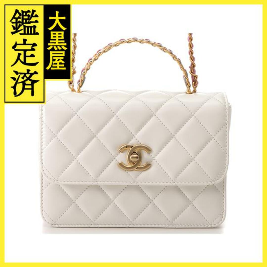 CHANEL - シャネル マトラッセ2WAYトップハンドルミニフラップバッグ