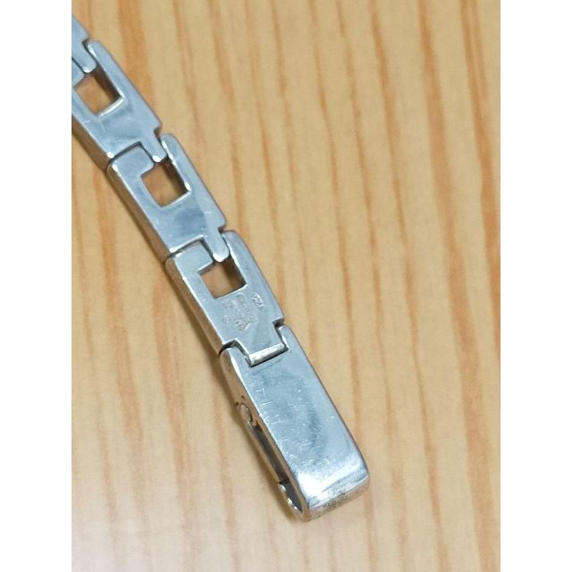 数量は多】 値下/GUCCI(グッチ) Gロゴ シルバー925 ブレスレット TK842