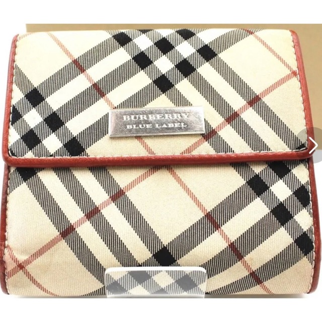 BURBERRY BLUE LABEL(バーバリーブルーレーベル)の気分屋SALE！【美品】バーバリー♡ノバチェック柄ミニウォレット♡ レディースのファッション小物(財布)の商品写真