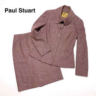 ポールスチュアート(Paul Stuart)の☆良品 ポールスチュアート 立ち襟 ツイード セットアップ スーツ イタリア製(スーツ)