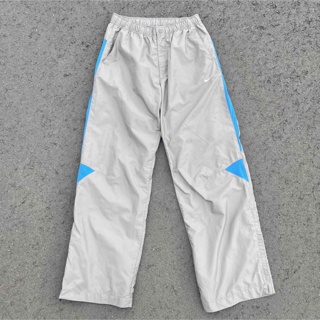 Y2K】00s NIKE ナイロン メッシュ パンツ テック グレー ナイキ 2022