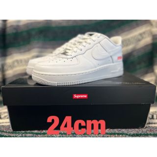 シュプリーム(Supreme)のSupreme × Nike Air Force 1 Low White US6(スニーカー)