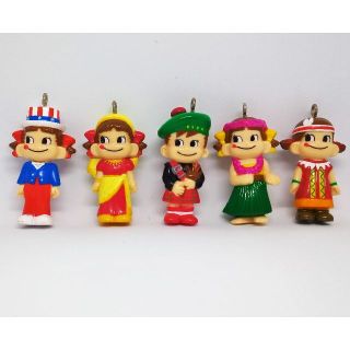 フジヤ(不二家)のミニミニペコちゃん　第1弾　世界のペコポコ人形　５種類(その他)