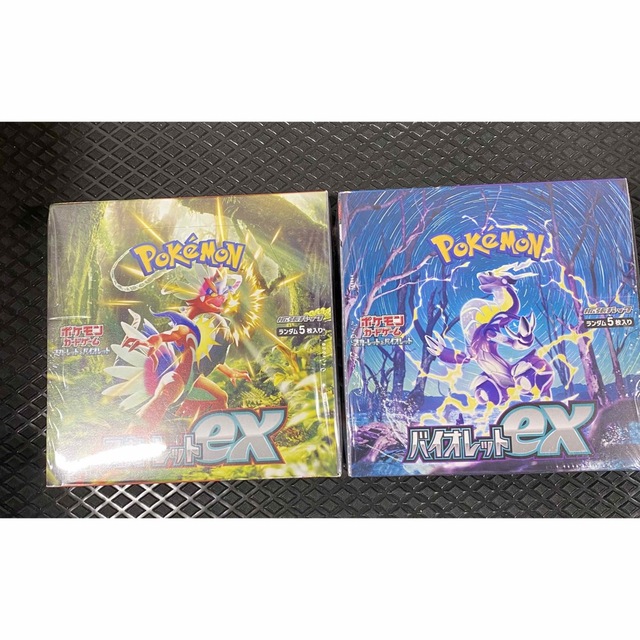 ポケモンカード バイオレットex box スカーレットex BOX シュリンク付