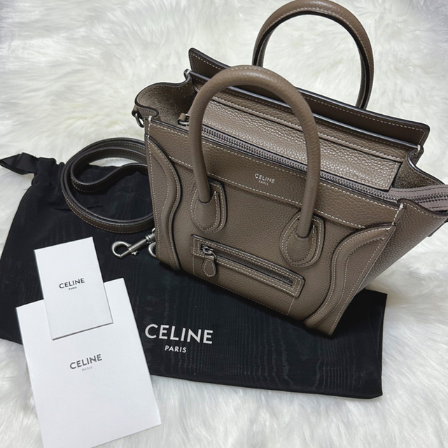 CELINE セリーヌ ラゲージナノ スリハンドバッグ