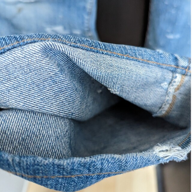 Levi's(リーバイス)の66前期/Levi's/w40.5cm/デニム/リペア有/vintage メンズのパンツ(デニム/ジーンズ)の商品写真