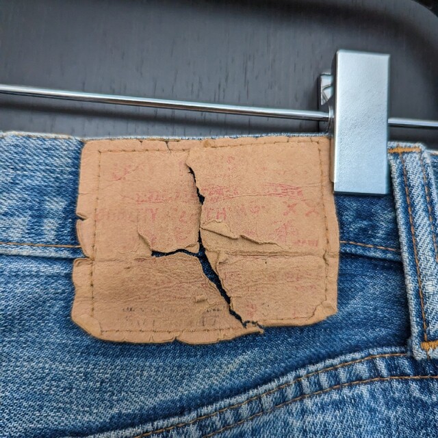 Levi's(リーバイス)の66前期/Levi's/w40.5cm/デニム/リペア有/vintage メンズのパンツ(デニム/ジーンズ)の商品写真