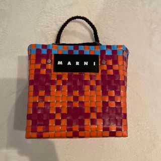 マルニ(Marni)のMARNIマルニ　フラワーカフェカゴバッグ(トートバッグ)