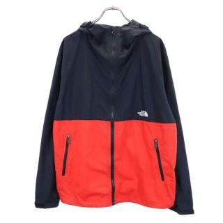 ザノースフェイス(THE NORTH FACE)のザノースフェイス NP16970 ロゴ刺繍 ナイロンジャケット XL ブラック×レッド THE NORTH FACE メンズ 【中古】  【230317】(ダッフルコート)