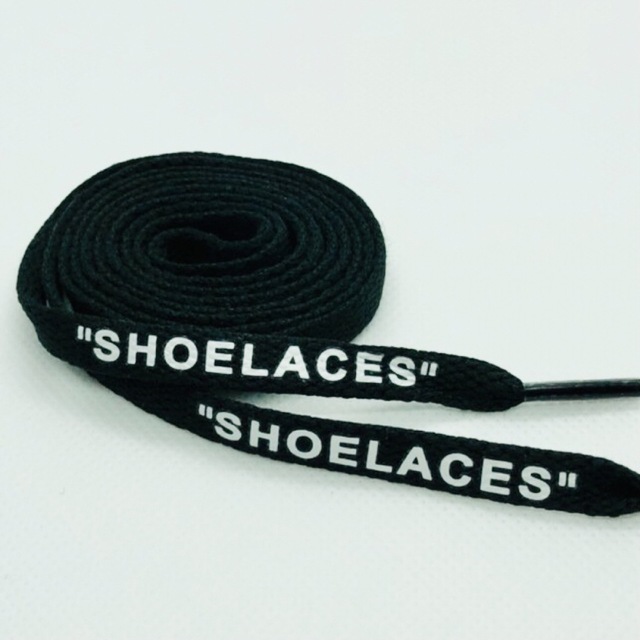 靴紐 ブラック 160cm 靴ひも”SHOELACES”シューレース メンズの靴/シューズ(スニーカー)の商品写真