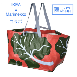 マリメッコ(marimekko)の値下げ!【IKEAxMarimekko】BASTUA キャリーバッグ(エコバッグ)